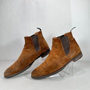 ORO Los Angeles Men's Suede Chelsea Boot, Size: 10